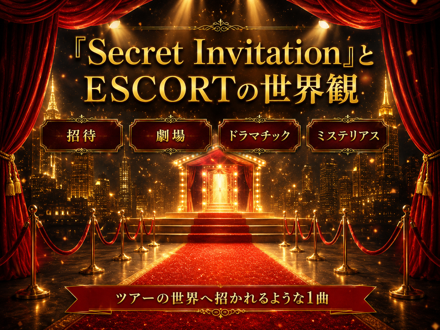 超特急「Secret Invitation」とBULLET TRAIN ARENA TOUR 2026 ESCORTの世界観