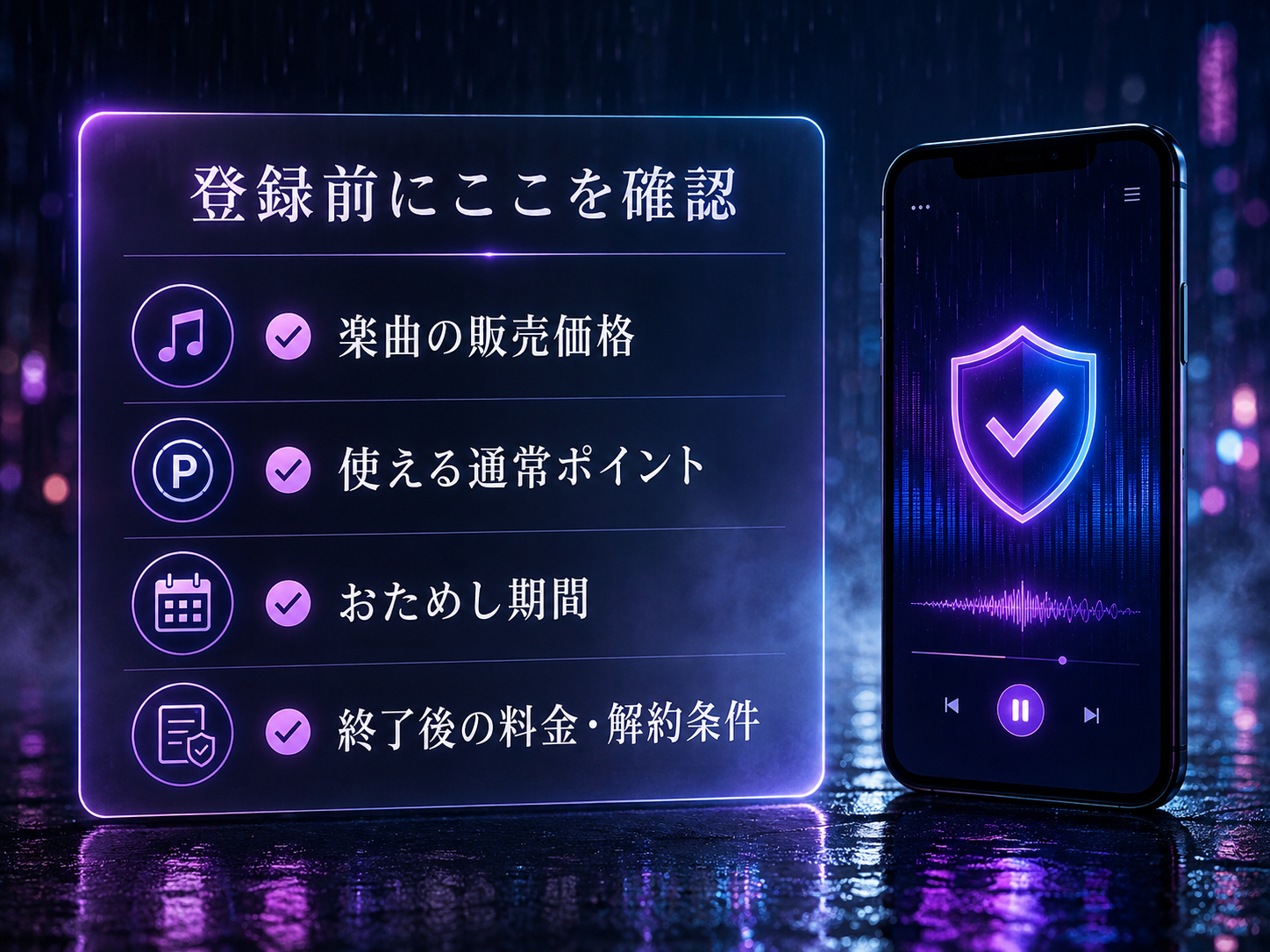 music.jp登録前に確認したい販売価格・ポイント・おためし期間・解約条件